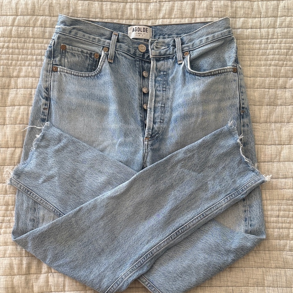 Agolde Riley jeans light wash